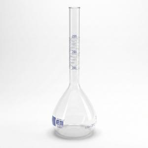 Fiole jaugée en verre