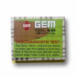 Plaque VDRL en verre